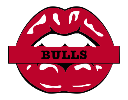 Chicago Bulls Lips Logo vinyl decal